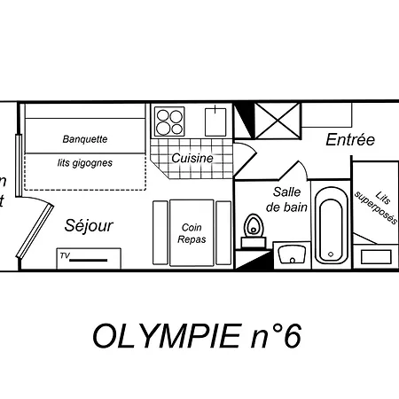 Apartamento 4 Pers, Balcon Expose Ouest, - Fr-1-182-86 Méribel